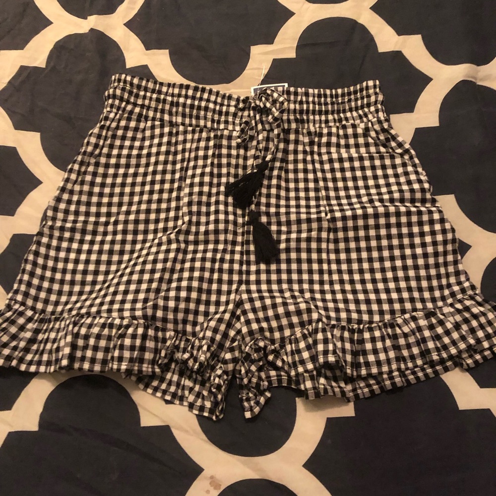 Gingham shorts